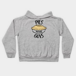 Pies Before Guys Kids Hoodie